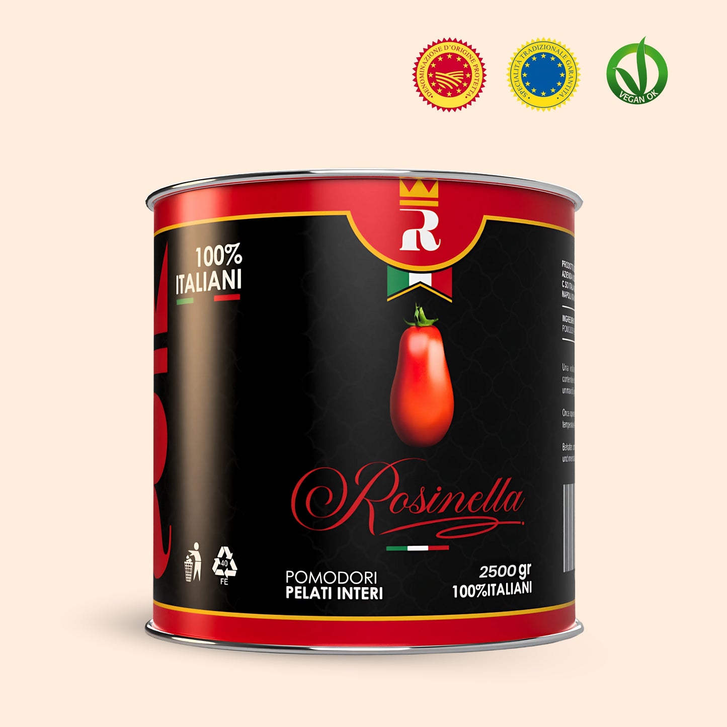 Pomodori Pelati Dell'Agro Sarnese-Nocerino DOP 6x2500g
